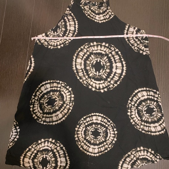 Forever 21 Black & White Tie Dye Sun Dress - Picture 8 of 11